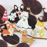 SUPA LUNA Enamel Pin Dog Peeing