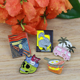 SUPA LUNA Enamel Pin Artsy Fartsy Woman