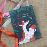 EJMEMENTO Greeting Card Merry Christmas Ho Ho Ho