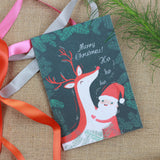 EJMEMENTO Greeting Card Merry Christmas Ho Ho Ho