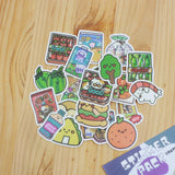 SUPA LUNA Sticker Pack Foodie 3