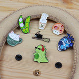 SUPA LUNA Enamel Pin Green Pea