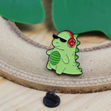 SUPA LUNA Enamel Pin DJ Dino