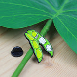 SUPA LUNA Enamel Pin Green Pea