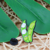SUPA LUNA Enamel Pin Green Pea