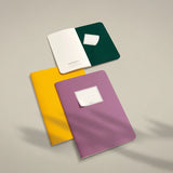 Leuchtturm1917 Jottbook pur (A5), 80 numbered pages, Plain, Dusty Rose, pack of 3