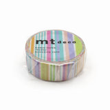 MT Deco Washi Tape Multi Border Pastel