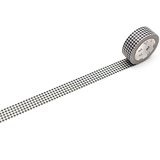 MT Deco Washi Tape Delicate Checkered Black