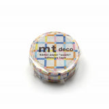 MT Washi Tape Colorful Gingham Check Random