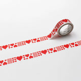 MT Washi Tape Hart Red