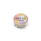 MT Deco 1P Washi Tape Geometric Pattern