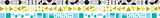 MT Slim 6mm Washi Tape Set Deco Geometric
