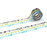 MT Slim 6mm Washi Tape Set Deco Geometric