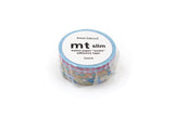 MT Slim 6mm Washi Tape Set Deco Tile