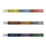 MD Connecting Pen Join Dots 3-Pack Grayish Tone
