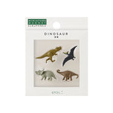 MIDORI Miniature Magnet 4pcs Dinosaur B