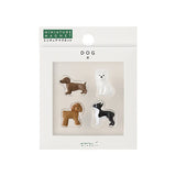 MIDORI Miniature Magnet 4pcs Dog B