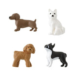MIDORI Miniature Magnet 4pcs Dog B
