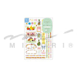 MIDORI Yuru Log Sticker 2 Sheets Scandinavia