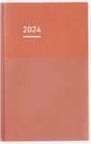 KOKUYO 2024 Jibun Techo Diary Days mini Red