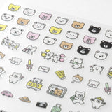 MIDORI Chat Sticker 2686 Pictograph Bear