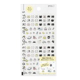 MIDORI Chat Sticker 2685 Pictograph Cat