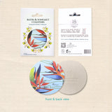 LDS Batik Coaster Bunga [2pcs] Cenderawasih