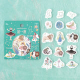 BGM Flake Sticker Star Poem Leo, Virgo & Libra