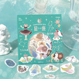 BGM Flake Sticker Star Poem Leo, Virgo & Libra