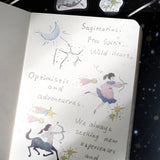 BGM Flake Sticker Star Poem Scorpio, Sagittarius & Capricorn