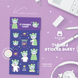 TFT Themed Sticker Sheet Little Froggie Teddy