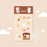 TFT Themed Sticker Sheet Bakery