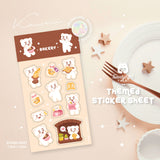 TFT Themed Sticker Sheet Bakery