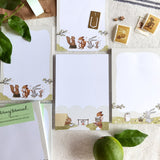 WHIMSY WHIMSICAL Memo Pad Summer Meadow Blooms