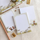 WHIMSY WHIMSICAL Memo Pad Summer Meadow Blooms