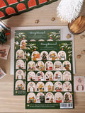 WW Whimsy Sticker Woodland Christmas Advent