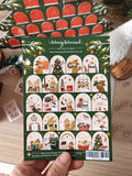 WW Whimsy Sticker Woodland Christmas Advent