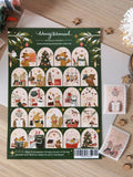 WW Whimsy Sticker Woodland Christmas Advent