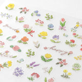 MIDORI Chat Sticker 2682 Wild Flowers