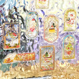 BGM Seat Seal Cafe A La Mode : Stained Glass (Christmas Limited)