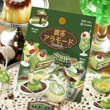 BGM Clear Seal Cafe à la Mode-Embroidery Book (Green)