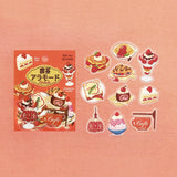 BGM Clear Seal Cafe à la Mode-Embroidery Book (Red)