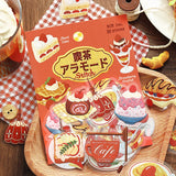 BGM Clear Seal Cafe à la Mode-Embroidery Book (Red)