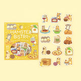 BGM Flakes Seal Dress-up Animals-Hamster Bistro