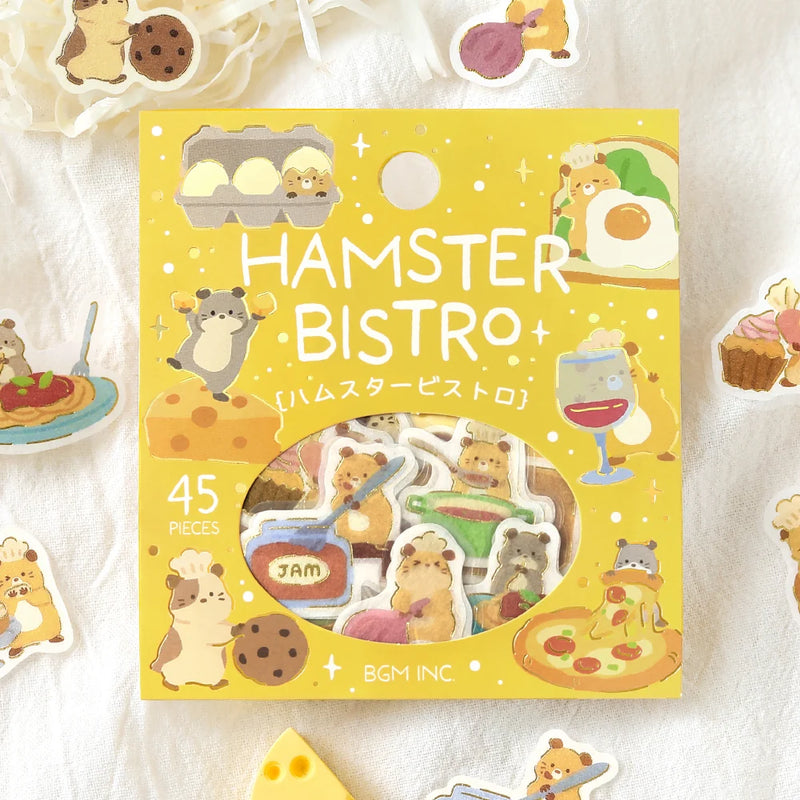 BGM Flakes Seal Dress-up Animals-Hamster Bistro