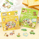 BGM Flakes Seal Dress-up Animals-Hamster Bistro