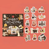 BGM Flakes Seal Dress-up Animals-Rabbit Orchestra