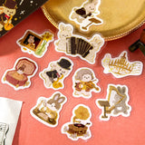 BGM Flakes Seal Dress-up Animals-Rabbit Orchestra