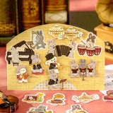 BGM Flakes Seal Dress-up Animals-Rabbit Orchestra