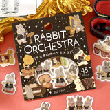 BGM Flakes Seal Dress-up Animals-Rabbit Orchestra